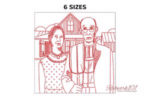American Gothic by Grant Wood