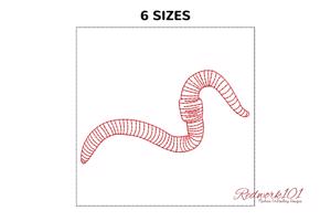 Fishing Red Worm