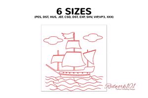 Sailing Ship in the sea