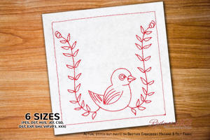 Pretty Cute Bird with Branches