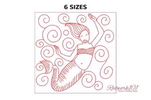 Dancing Mermaid Pattern