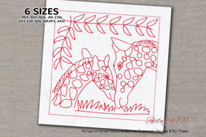 Adorable Two Giraffe