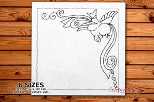 Charming Cute Birdie Floral Pattern