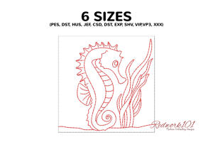 Seahorse and Aquatic Plants