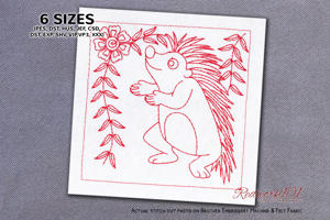 Pleasant Porcupine And Beautiful Flower