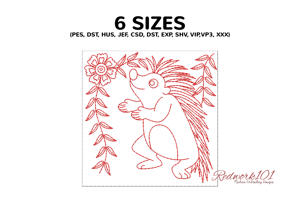 Pleasant Porcupine And Beautiful Flower