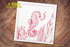 Seahorse Underwater Scene