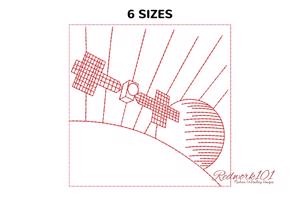 Satellite With Solar Panels