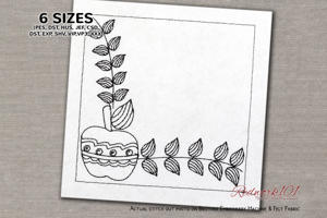 Charming Apple Pattern Design