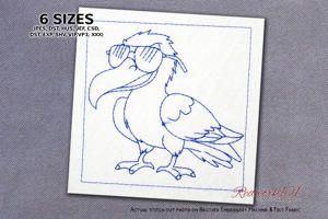 Albatross with Sleek Sunglasses