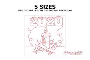 New Year's Candle 2020