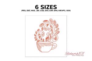 Coffee Bean Cup Pattern