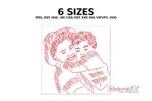 Mother and Son HUG
