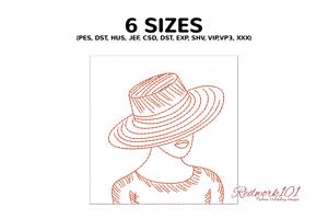Women with Large Hat