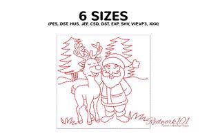 Santa Claus with Deer