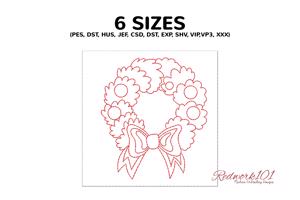 Decorative Holly Wreath for Christmas