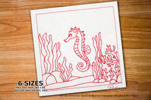 Seahorse Underwater Scene