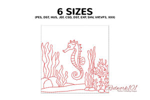 Seahorse Underwater Scene